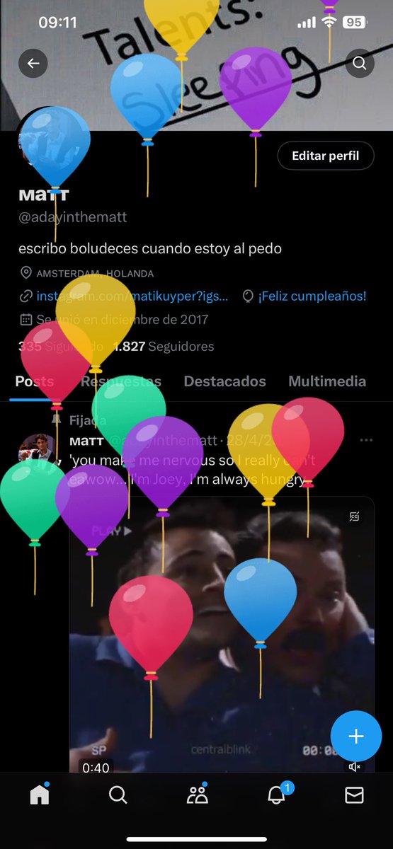 adayinthematt's tweet photo. aparezco para mostrar los globitos https://t.co/VCxg0lFpMM