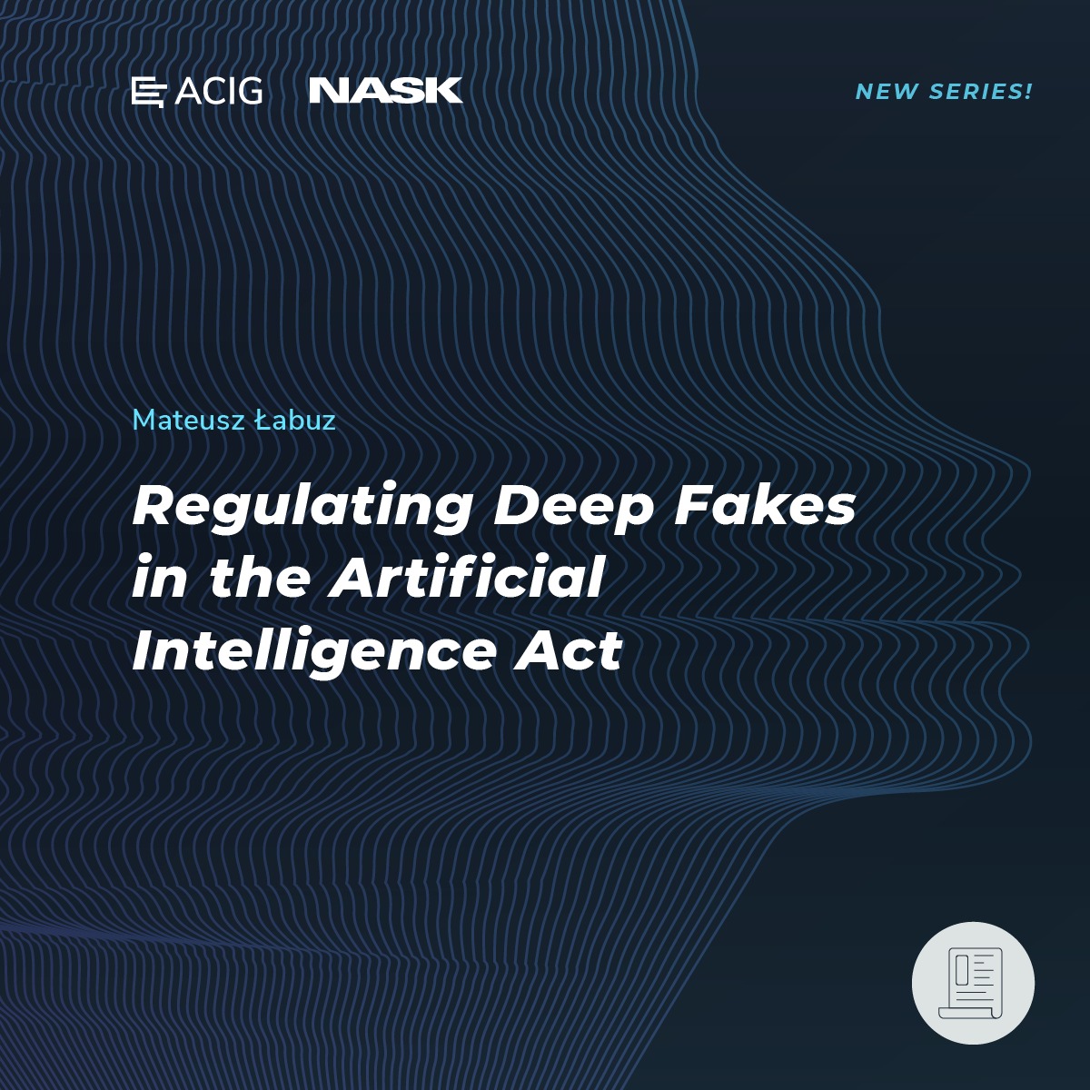 AcigJournal's tweet photo. Will the new EU rules on deep fakes effectively protect citizens against their negative effects? 👉 Read the article: https://t.co/WtslYuDkCK
#ACIG
#ACIGJournal
#MateuszŁabuz
@NASK_pl
@TUChemnitz
@MSZ_RP https://t.co/qUuoBI0FAN