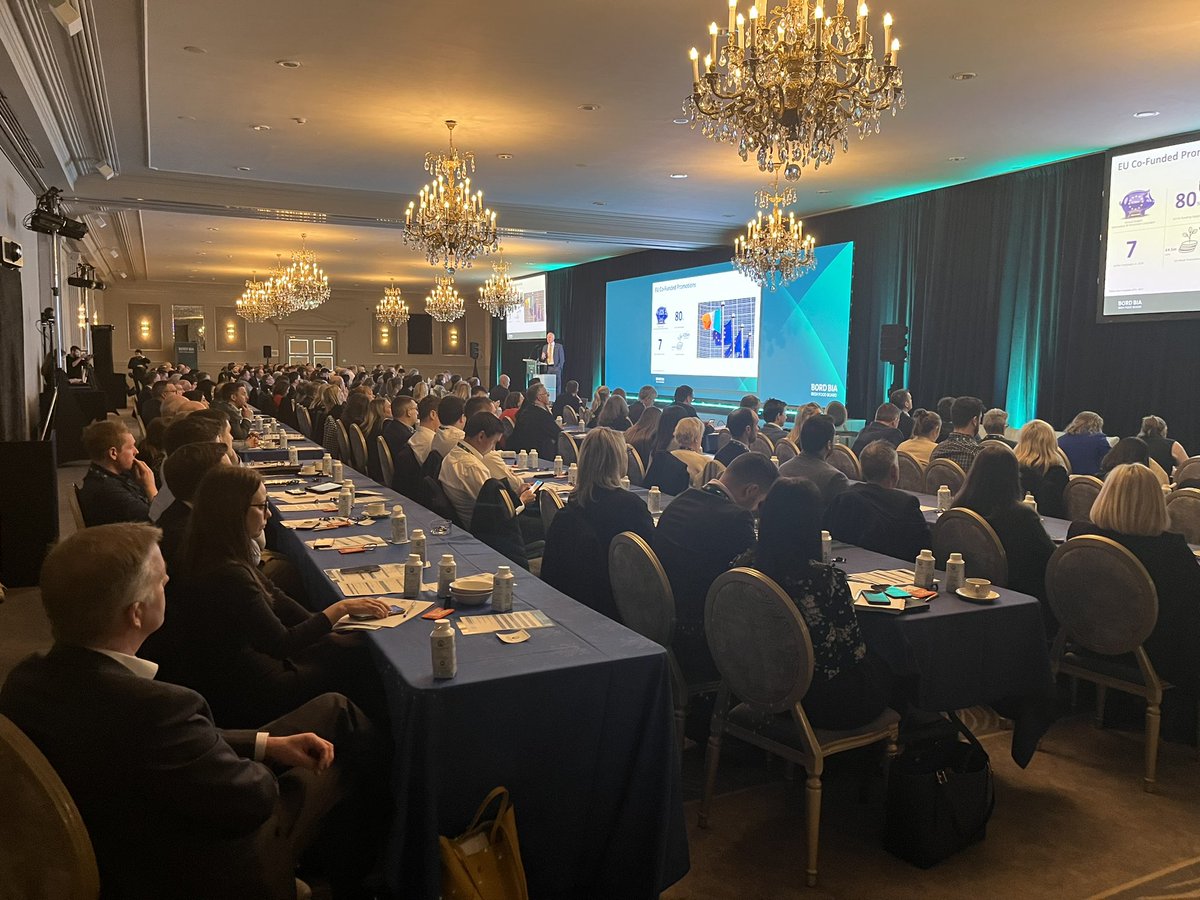 Full house here in Naas for the 2024 Bord Bia Meat Marketing Seminar.