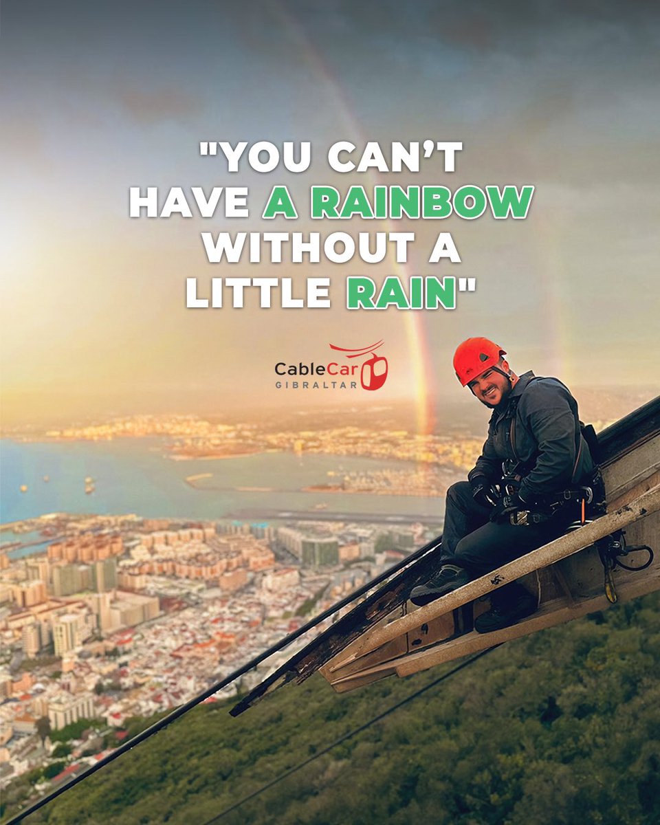 Look on the bright side of life 🌈 #FridayFeeling #Gibraltar #quotes