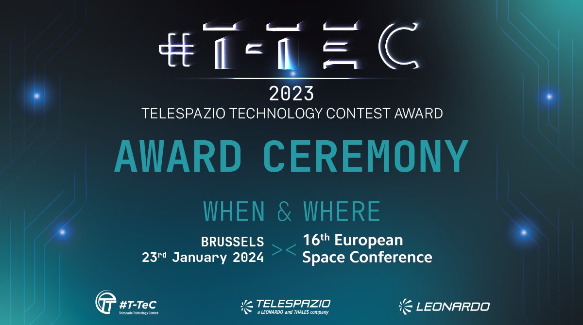 📡Our #Roadtoinnovation is almost over! On 23rd January we will finally know the winners of #TTeC 2023, #Telespazio and <a href="/Leonardo_live/">Leonardo</a> #openInnovation contest!

🏆Stay tuned to find out all the awards and which idea deserves to become a start-up!