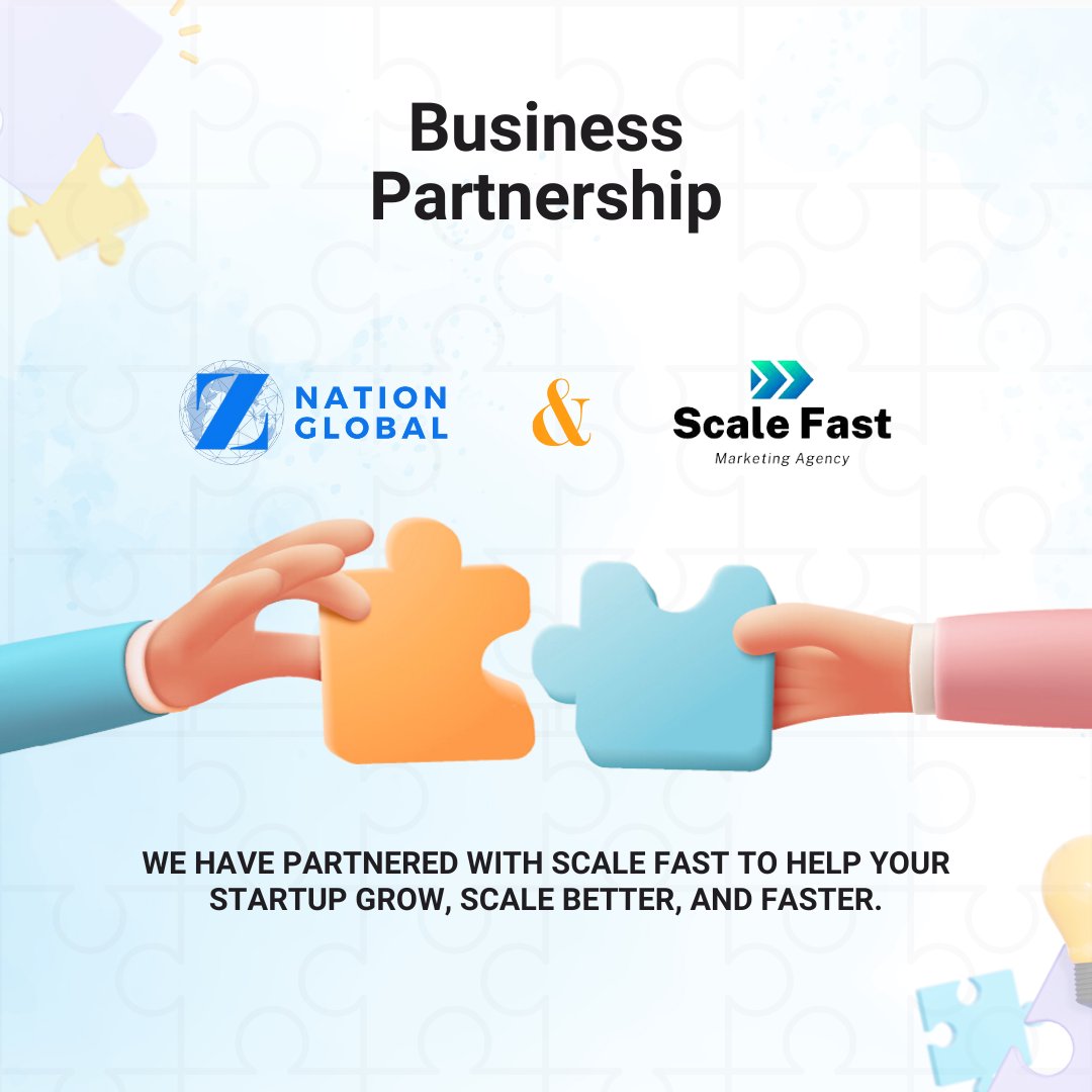 Excitement overload! ZNG is proud to announce Scale Fast as our trusted #partner in the world of digital marketing. Z Nation Global #Startups, enjoy an exclusive up to 10% discount on billing!

Learn more about our Partners: hubs.ly/Q02h0B-T0

#ZNationGloabl @ScaleFast