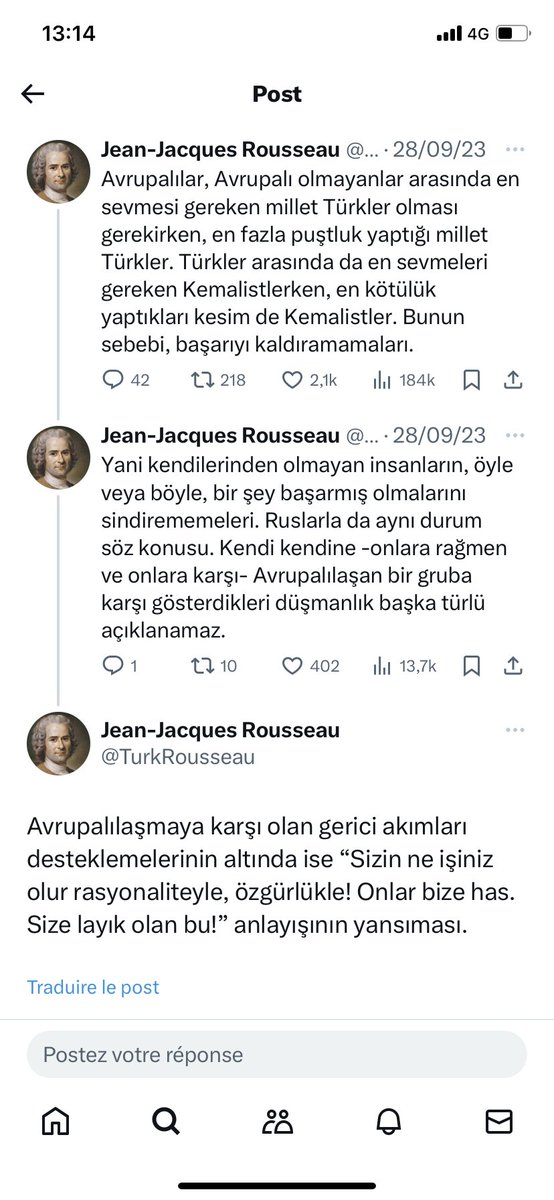 Jean-Jacques Rousseau (@TurkRousseau) on Twitter photo 2024-01-19 12:16:00