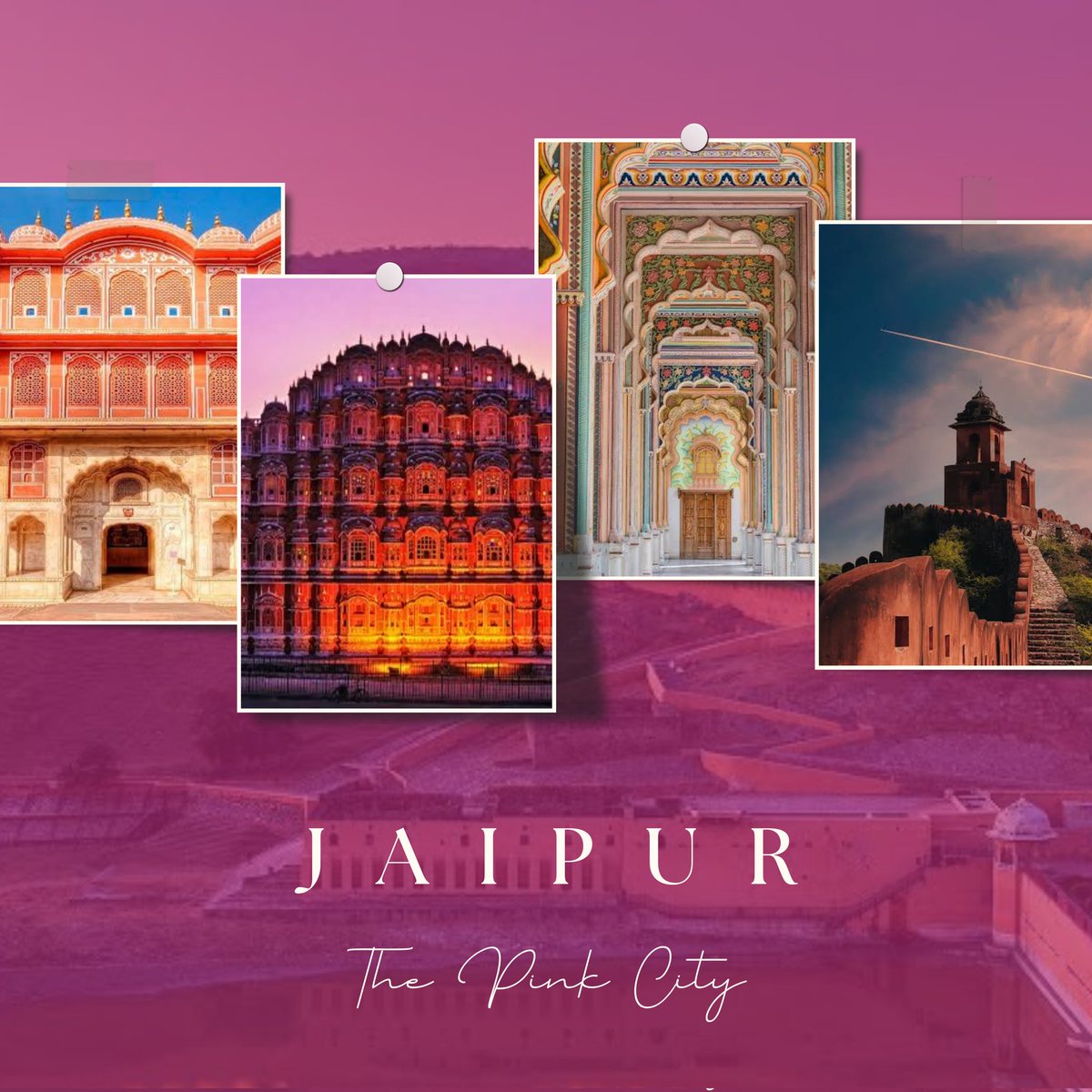 Embark on a mesmerizing journey through Jaipur, where history meets vibrant hues! 🌟 Immerse yourself in the majestic palaces, like the iconic Hawa Mahal, and stroll through bustling markets adorned with traditional Rajasthani crafts. 🛍️ 🏰🌺 #JaipurGetaway #TravelExcellence 🚗