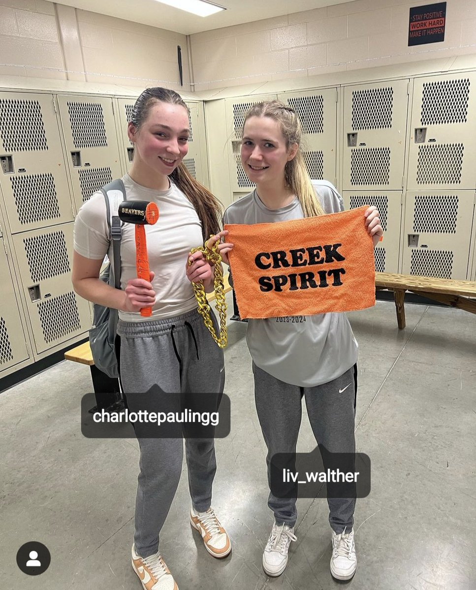 Congrats to Charlotte (Defensive Hammer and Charge Chain) and Liv (Hustle Towel and Charge Chain) for their defensive efforts in the Springfield win! It was a battle to the last second.
