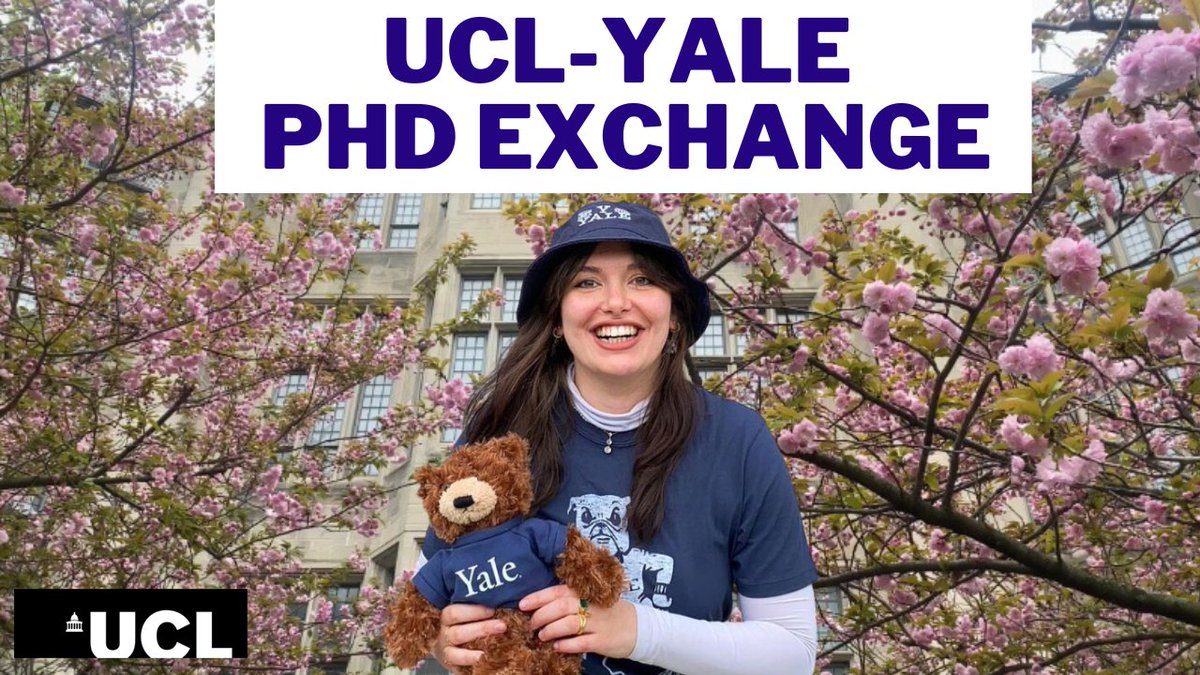 .@UCLBrainScience's student Ava shares her UCL and @Yale PhD exchange program experience. Whether you're applying for study exchange or research opportunities, Ava's got some tips for you! Watch the video here: youtu.be/VRW0mdj9XZI