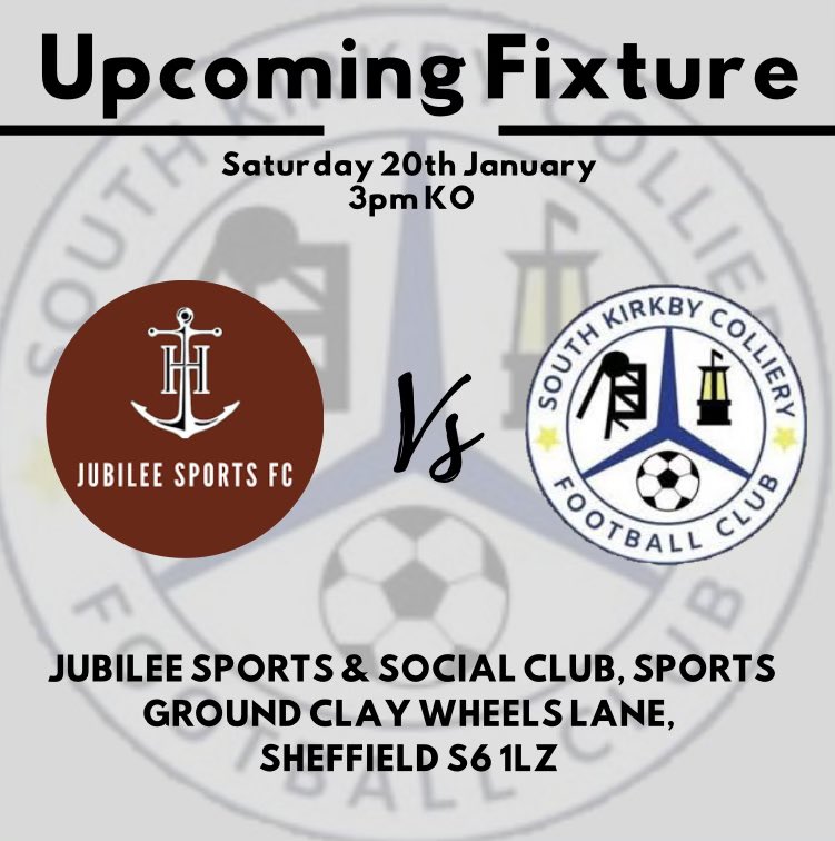 Tommorow we face another tricky test as we travel to @JubileeSportsFC