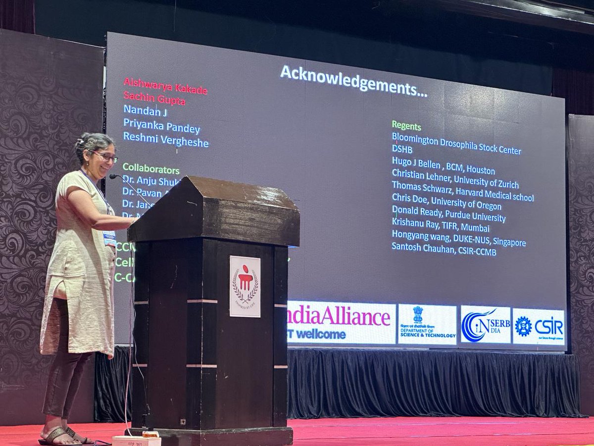 MANIPAL GENETICS UPDATE VII (@manipalgenetic7) on Twitter photo Dr Sonal Nagarkar Jaiswal spoke on modeling IER3IP1 associated rare neurological syndrome with Drosophila. Its fly ortholog inseparable is required for brain development <a href="/MAHE_Manipal/">Manipal Academy of Higher Education</a>
<a href="/GeneticsManipal/">Medical Genetics Manipal</a> @CSIR_IN <a href="/serbonline/">SERB</a>
<a href="/India_Alliance/">DBT/WT India Alliance</a> Dr Sonal Nagarkar Jaiswal spoke on modeling IER3IP1 associated rare neurological syndrome with Drosophila. Its fly ortholog inseparable is required for brain development <a href="/MAHE_Manipal/">Manipal Academy of Higher Education</a>
<a href="/GeneticsManipal/">Medical Genetics Manipal</a> @CSIR_IN <a href="/serbonline/">SERB</a>
<a href="/India_Alliance/">DBT/WT India Alliance</a>