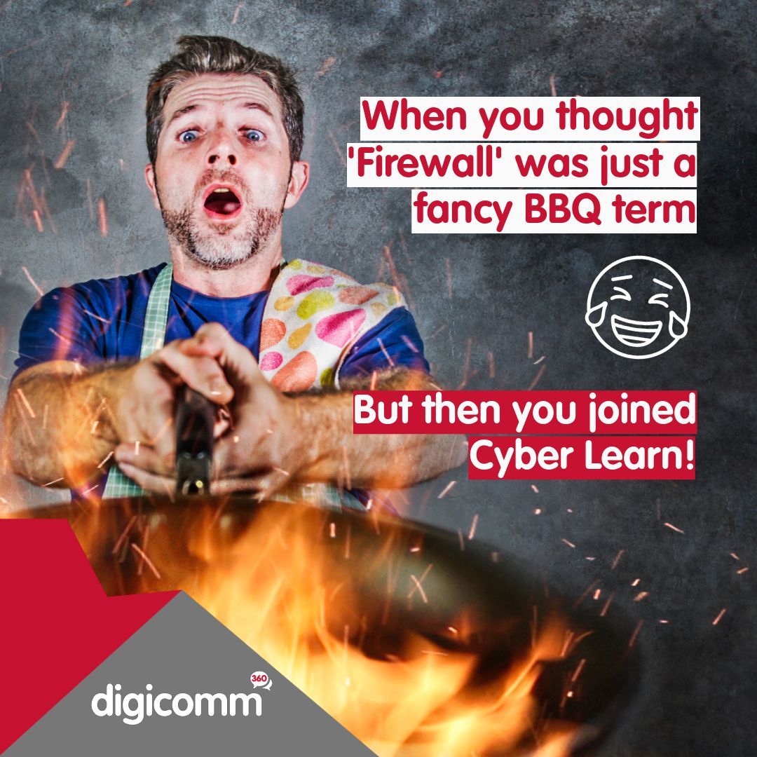 digicomm360's tweet image. 🤣 Don&apos;t be caught off guard with cyber terms! 🔥 Our Cyber Learn Portal is here to save the day! 💻 Join us and go from &apos;Firewall confusion&apos; to &apos;Cybersecurity confidence&apos; in no time. Stay protected and cyber-savvy with Digicomm 360! 🔒💪 #CyberLearn #OnlineSecurity