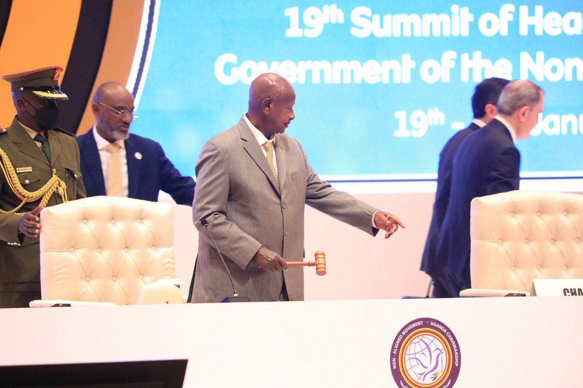 Congratulations, His Excellency @KagutaMuseveni, on being elected as the Chair 19th Summit of Heads of State and Government for the Non-Aligned Movement. A moment of great honor and pride for Uganda. As NSOBA,we extend our heartfelt congratulations to our fellow Ntare School alum