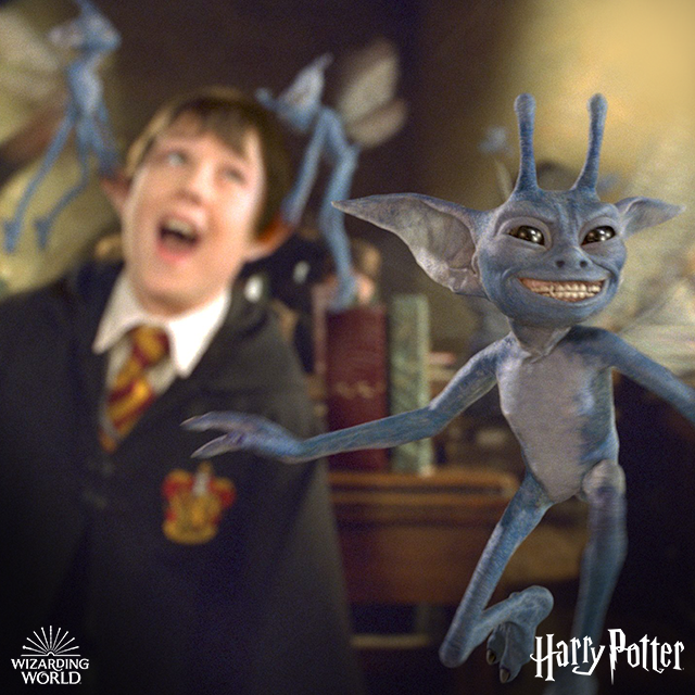 いたずら好きのピクシーは、魔法省分類で「XXX：有能な魔法使いなら