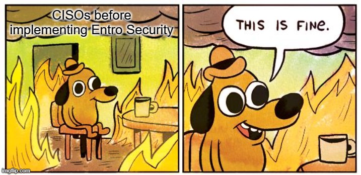 entrosecurity's tweet image. Ever felt like this in your IT environment? That &apos;This is fine&apos; moment when everything seems to be falling apart? We&apos;ve all been there. See how to make this a thing of the past: hubs.la/Q02gTDst0

#CyberSecurity #SecretsSecurity #SecretsManagement