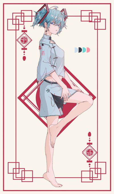 「初音ミク×チャイナ」