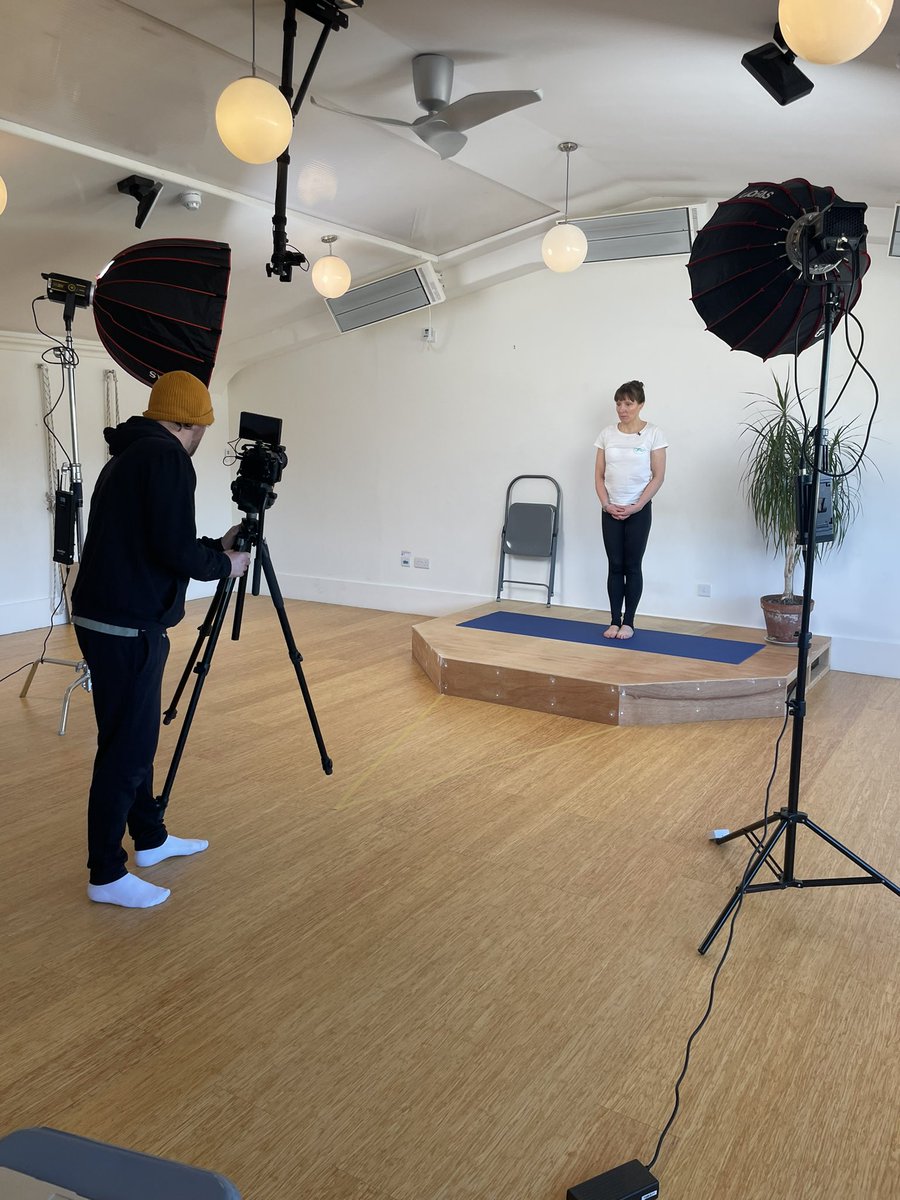 We’ve been at Hereford Yoga Centre today filming a new Period Education resource for schools to use in their PE lessons, to help manage physical menstruation symptoms whilst still doing some physical activity. @Natalie_107 @JessCoulson90 @DrLozFoz @GBruinvels