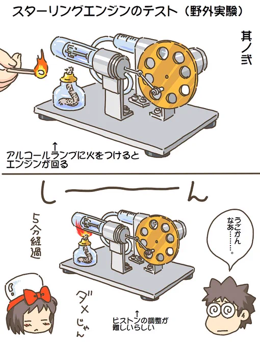 売れのこったブラウン管のおはなし。(1007)

スターリングエンジンのテスト 其ノ弐 