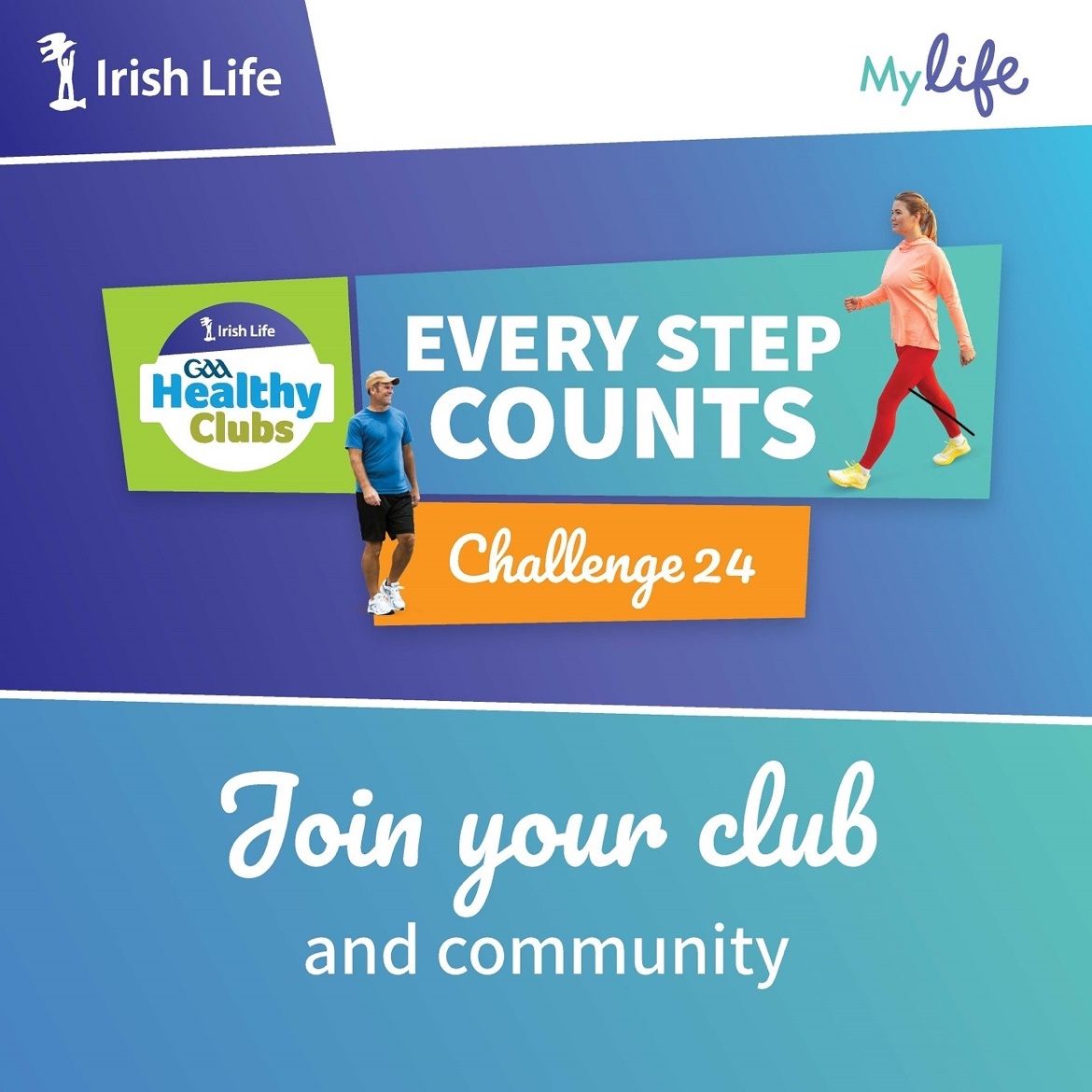 Join the 2024 Irish Life @officialgaa Healthy Clubs Challenge! With over 970 clubs already registered find your club and join the fun! Download MyLife by Irish Life for free and start walking with Every Step Counts ➡ mylife.irishlife.ie/every-step-cou… #GAA #MyLife