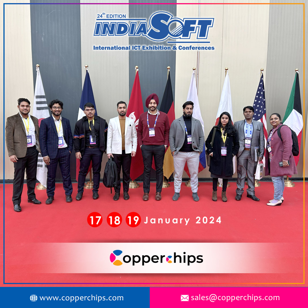 copperchips's tweet image. At #indiasoft2024 , Copperchips had a successful day of networking &amp;amp; pushing the limits of technology. It was an invigorating experience that left us both feeling inspired and energized, leaving us excited for what&apos;s to come.
#TechEvent #ITstaffaugmentation #ITOutsourcing