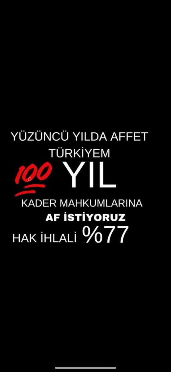 #YüzüncüYıldaBirlikteAFfedin 
 <a href="/RTErdogan/">Recep Tayyip Erdoğan</a> <a href="/yilmaztunc/">Yılmaz TUNÇ</a> <a href="/dbdevletbahceli/">Devlet Bahçeli</a> <a href="/YildizFeti/">Feti Yıldız</a> 🕊️🕊️🕊️🕊️🕊️🇹🇷🇹🇷🇹🇷🇹🇷🇹🇷