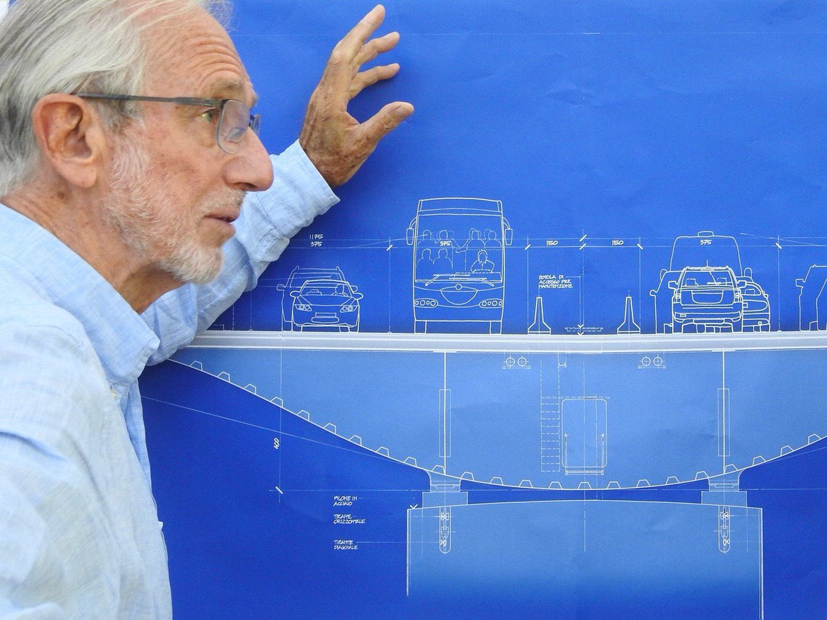 Quando rosichi  perché c’è chi i ponti li costruisce sul serio…
#RenzoPiano