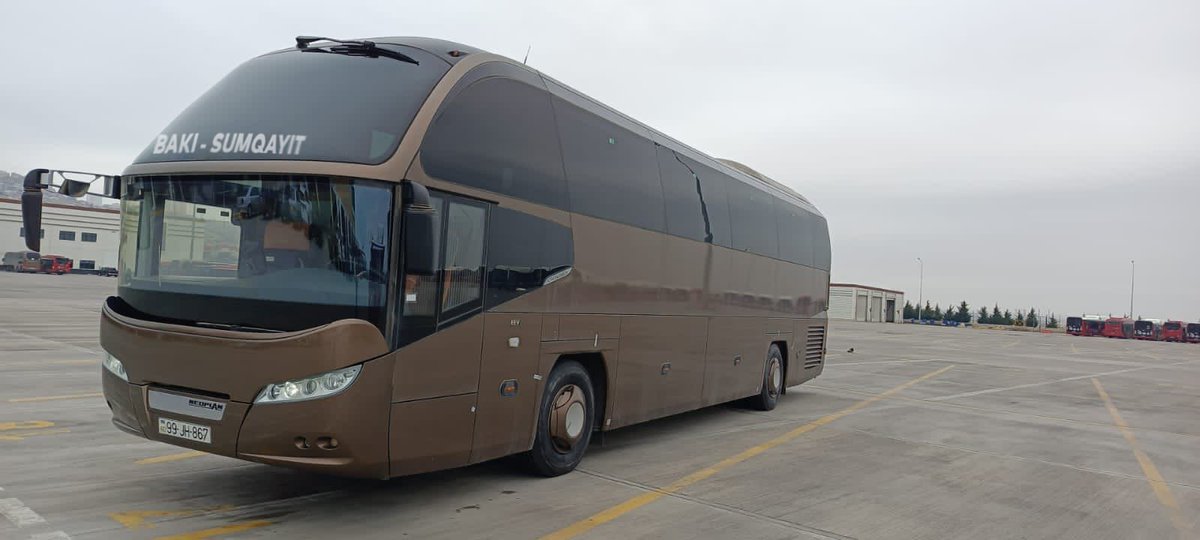 azetransport's tweet photo. Sumqayıtdan Bakı şəhəri istiqamətinə ictimai nəqliyyatın təşkili ilə bağlı #sərnişin tələbatı nəzərə alınaraq, #AYNA tərəfindən Sumqayıt şəhər Avtovağzalını #BBAK ilə əlaqələndirəcək yeni ekspres marşrut xətti təşkil edilib.
Daha ətraflı: https://t.co/if2GtFHDk6 https://t.co/IgsfRwveaX