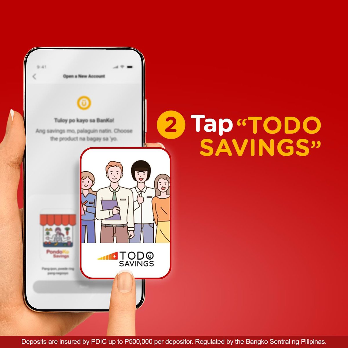 bernardokath's tweet photo. Want to open a TODO Savings Account? 5 steps lang, let me show you how! TODO easy ang requirements at TODO kaya kahit ‘di na pumunta sa branch! Plus, may 4% interest ka pa, kaya i-TODO mo na! Download the BanKo app and open an account today!

ASC Ref Code: B040P112922BS https://t.co/UmJQWiTwut