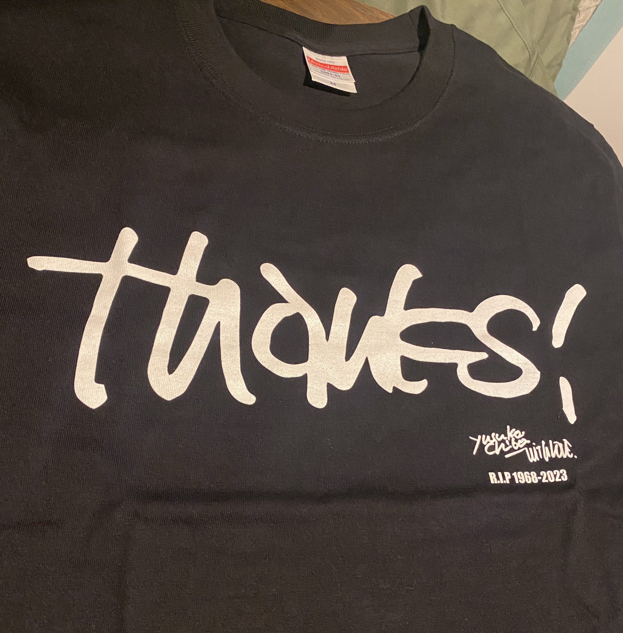 未開封 チバユウスケ thanks! Tシャツ Lサイズ ブラック The Birthday