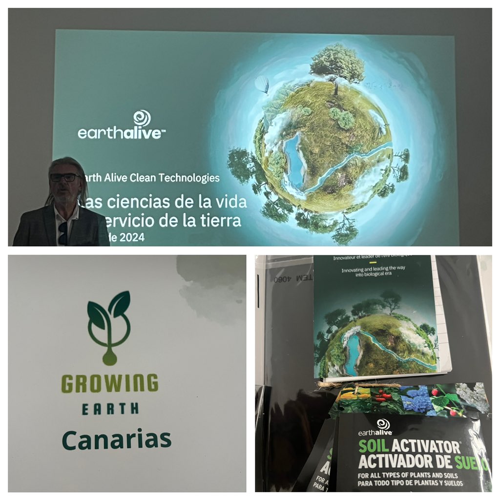 JacobAfonso's tweet photo. En la presentación del fertilizante ecológico de #GrowingEarthCanarias por un #sectorprimario más sostenible https://t.co/Ef7sSk79Zz