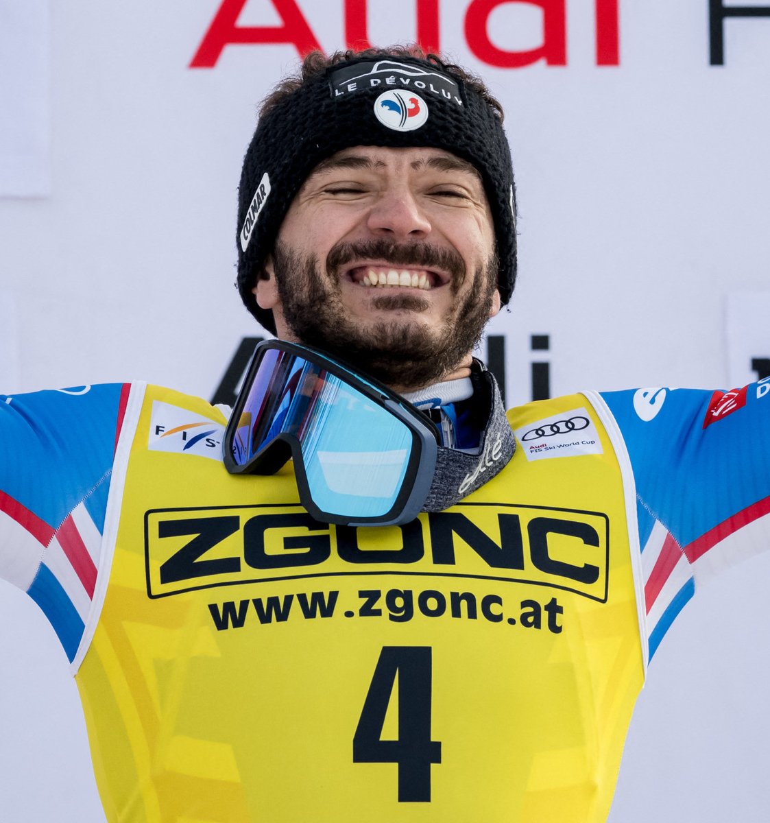sportricolore's tweet photo. 🇫🇷 VICTOIRE DE CYPRIEN SARRAZIN SUR LA DESCENTE DE KITZBÜHEL 😍

Saison exceptionnelle pour notre tricolore qui s'offre une troisième victoire sur la CDM 🔥

27 ans qu’un français n’avait pas gagné la descente de Kitzbühel 👏 https://t.co/KeRk3pFN9S