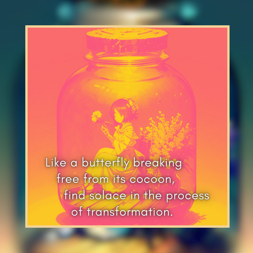 Within the constriction of inner turmoil, lies the seed of resilience. Embrace the discomfort as a call to action, urging you to cultivate strength from adversity.

#ResilienceSeed #InnerTurmoilJourney #EmbraceDiscomfort #CallToAction #CultivateStrength #ButterflyMetaphor