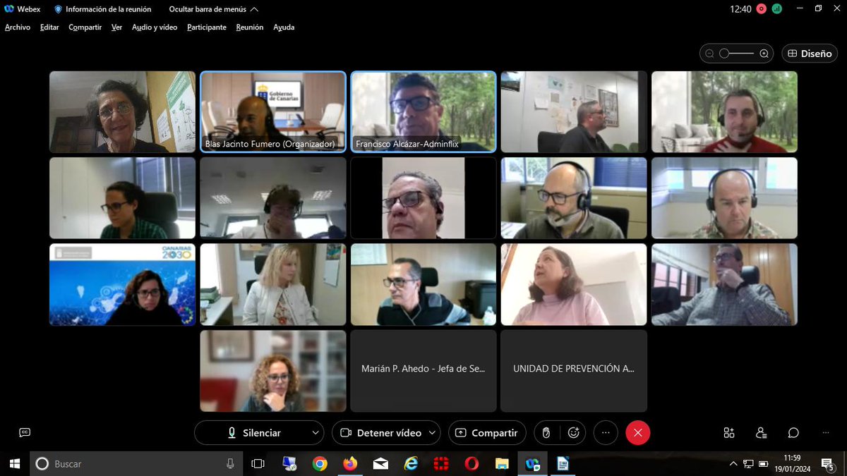luciaquirogarey's tweet photo. Terminamos semana con un webinar sobre nuestro Proyecto #Adminflix a personas trabajadoras del #GobiernoCanarias que querían conocer nuestra experiencia y aprender y, ¡cómo no!, compartir... Hemos participado al alimón las 8 personas del equipo y ¡vaya disfrute! Empieza el camino https://t.co/enQtHFRBcO