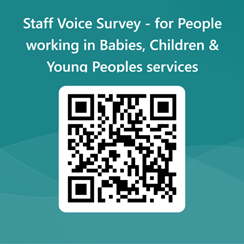As part of the NHS England National Babies, Children & Young People’s (BCYP) Retention Workstream, we are seeking the hear the voice of staff working in BCYP services to help us understand their experience at work. 5 minutes to spare? Complete here forms.office.com/e/CuPfdWrT9Y