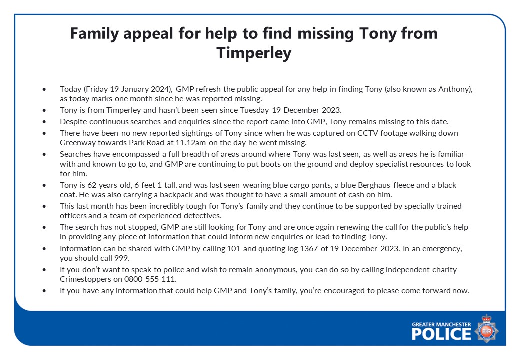 Trafford Police (GMP) tweet media