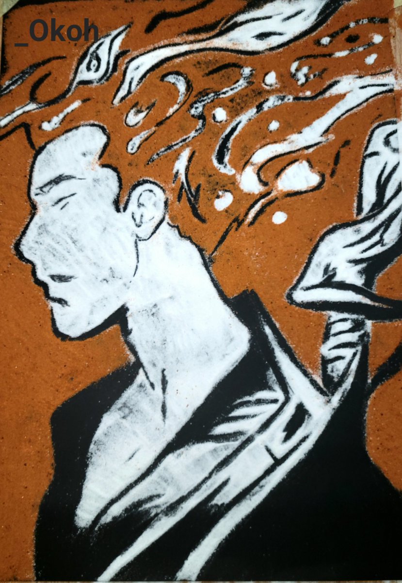 ookkoohh's tweet photo. Channeling creativity through grains of salt โ my unique salt art creation for @inkonbtc #ArtisticExpressions
#SaltArt https://t.co/MhXDbSV3ID