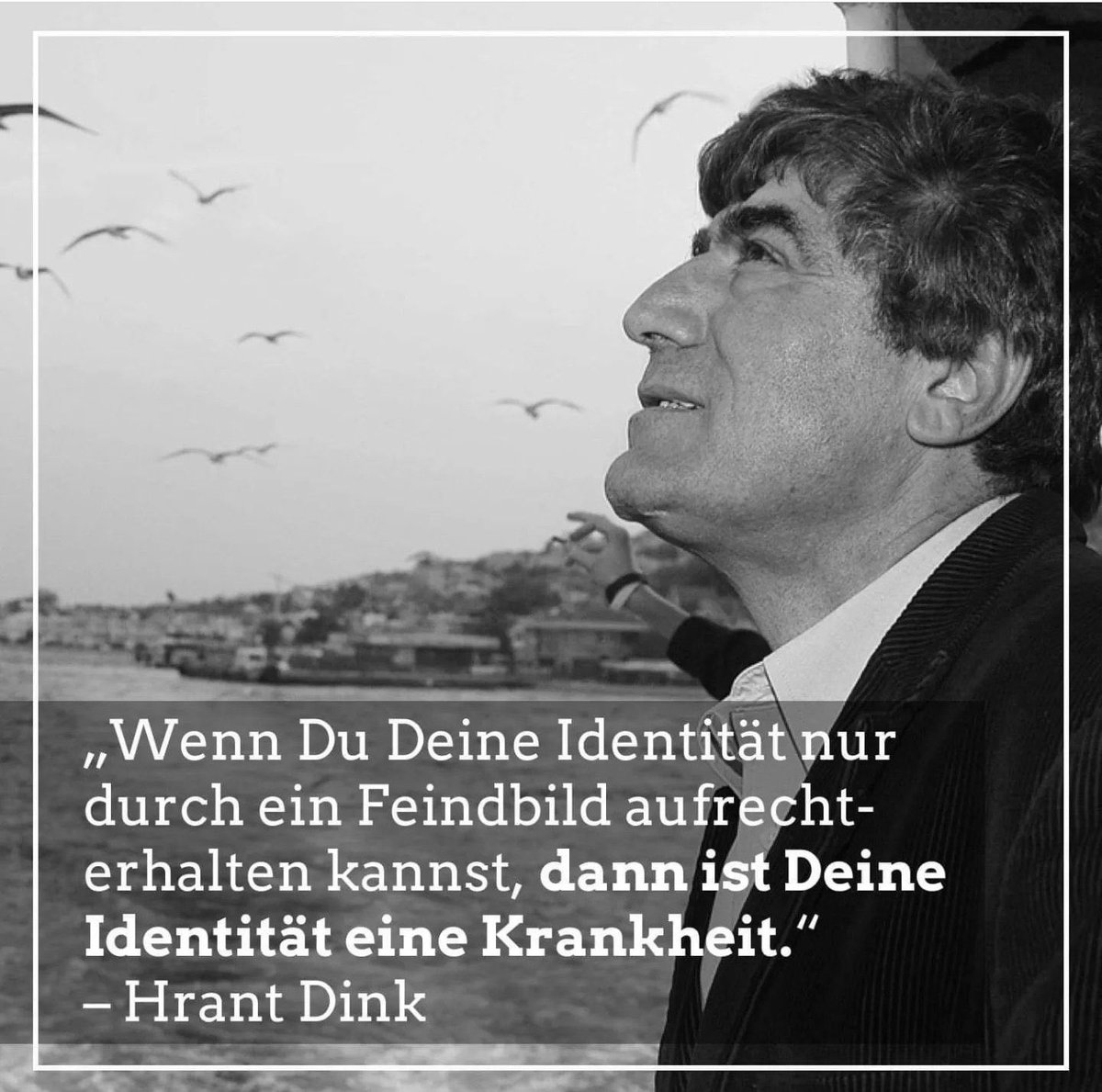 In Erinnerung an meinen Freund #HrantDink, der vor 17 Jahren von einem Nationalisten ermordet wurde, weil er Armenier war und eine bunte, tolerante Türkei verkörperte.
