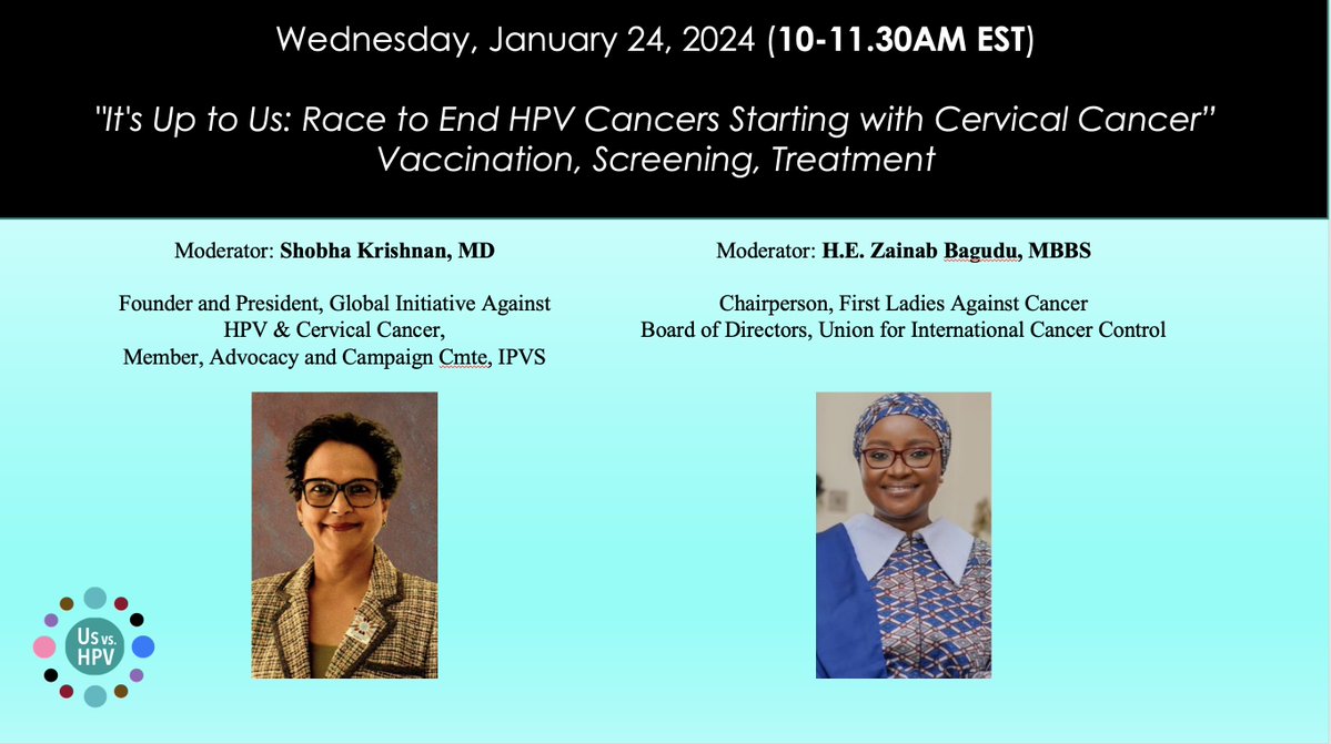GIAHC's tweet photo. Ready to take action? H.E @DrZSB and @giahc Shobha Krishnan invite you to an empowering session to end #HPVcancers starting with #CervicalCancer. Let’s delve- #HPVVax, #Screening #Rx. Join live: https://t.co/eLCpeVKREF
@ReallyMarcia @MenaHpv @ZSB @StopHPVCancer
@Irandrine @uicc https://t.co/BkZsjhZjsx
