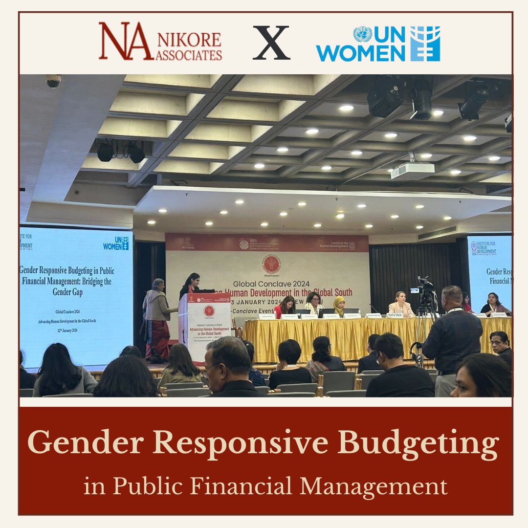 Diving into impactful discussions at #GlobalConclave2024! Our Research Associate, Vaanya Ranade, actively attended the Thematic Panel on 'Gender Responsive Budgeting in Public Financial Management’.

#GenderEquality #EmpowerWomen #BudgetingForChange #InclusiveFinance