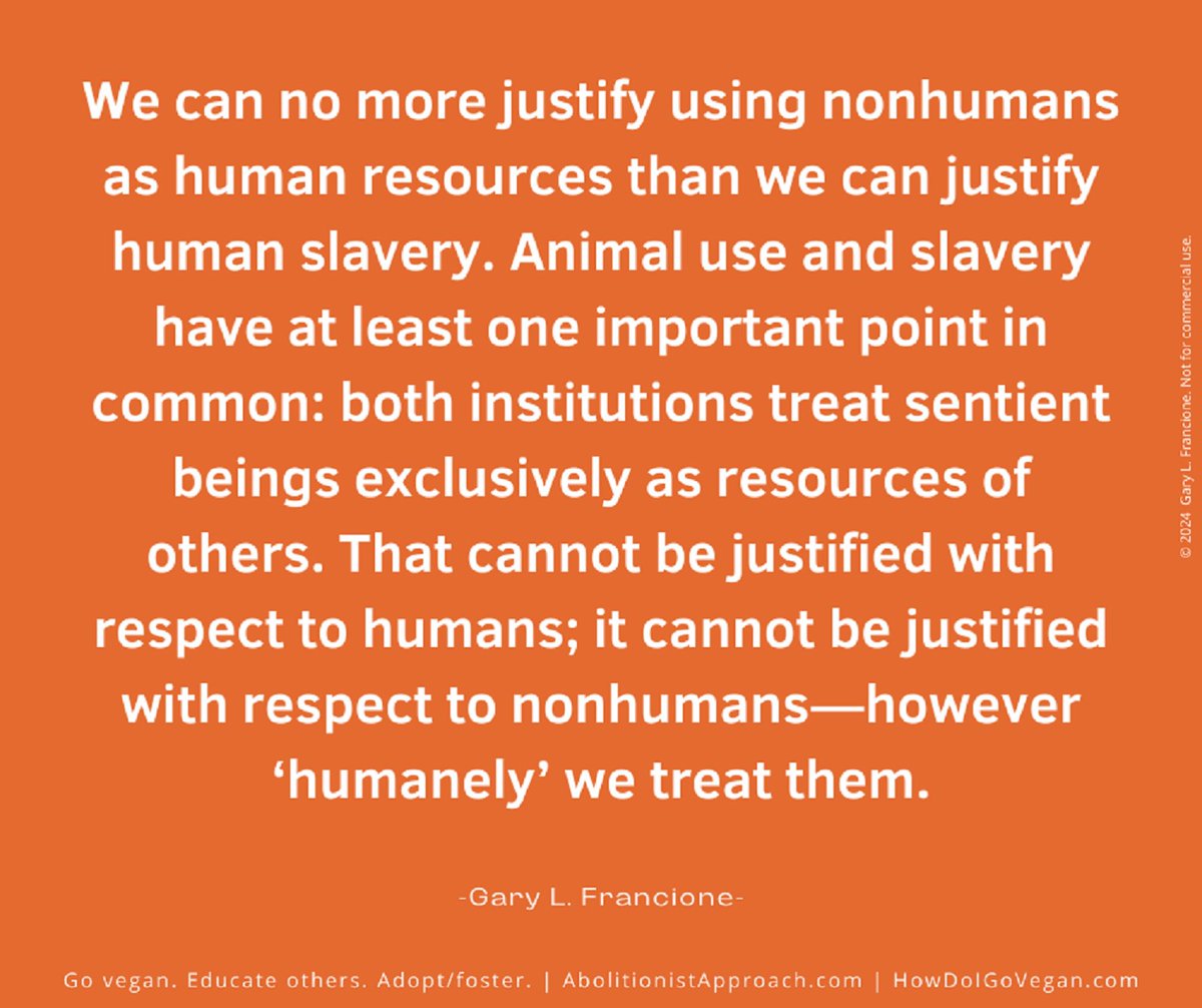 Prof. Gary Francione tweet media