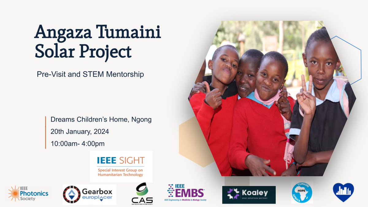 Join us as we seek to address the pressing challenge of unstable power supply that has been a major pain point for Dreams Children’s Home. 

Your support and participation is highly welcome. See you there!

✨