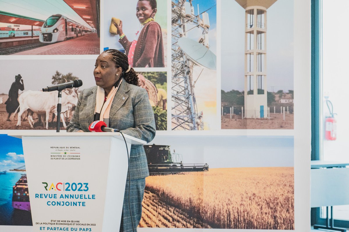 OnuSenegal's tweet photo. « Les partenaires au #développement félicitent le @GouvernementSn🇸🇳 pour la démarche participative adoptée durant le processus de formulation du #PAP3. Les efforts consentis pour impliquer et consulter les différents acteurs témoignent de cet élan d’ouverture ». @AminataMaiga20 https://t.co/Jaq2AsyifW