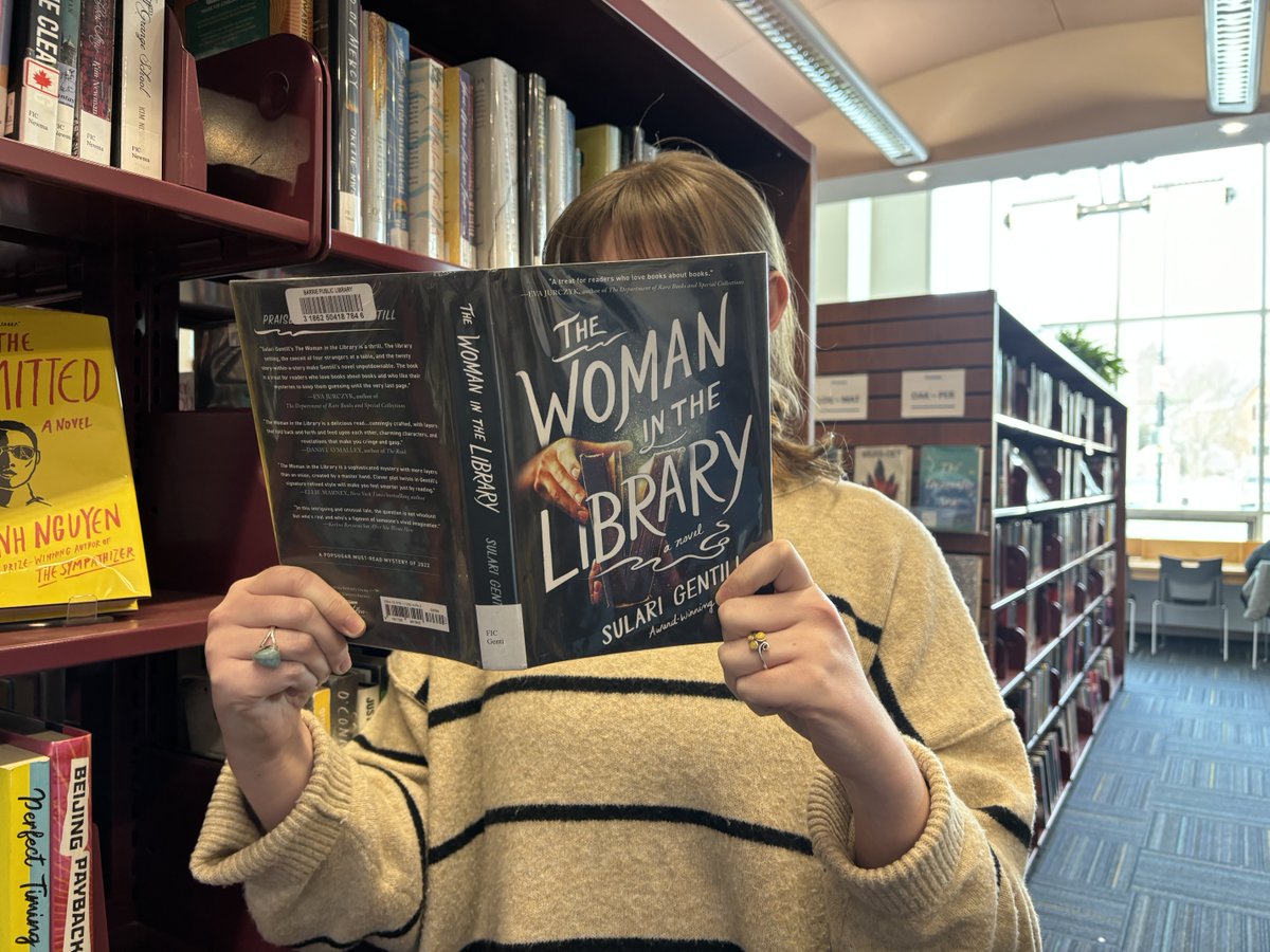 BPL_inthecity's tweet photo. Books titles in real life: library edition! 😮📖 

#BookTitleLife #BookFaceFriday #BarriePublicLibrary #Library #LibraryMeme https://t.co/cSUTZem34R