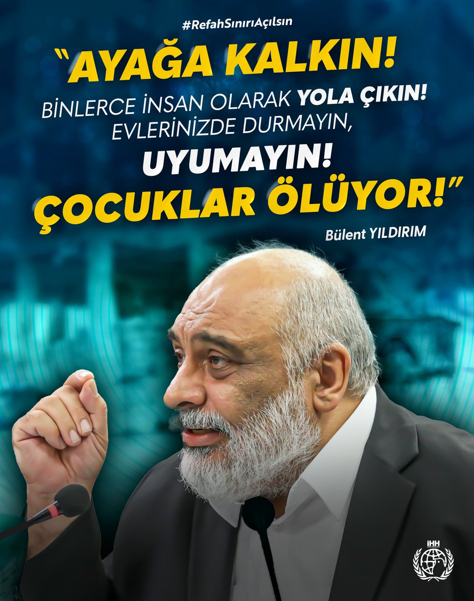 Ayağa kalkın!

Binlerce insan olarak yola çıkın!
Evlerinizde durmayın uyumayın!

Çocuklar ölüyor!

#RefahSınırıAçılsın 
#OpenRafahBorder 
#افتحوا_معبر_رفح