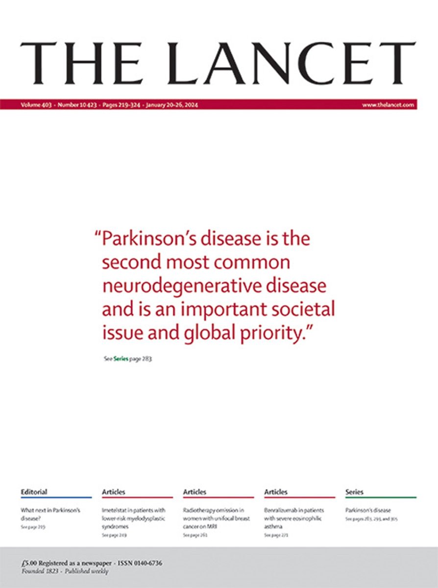 The prevalence of Parkinson’s disease is increasing worldwide. In our latest issue, a Series addresses the current state of knowledge and explores future directions of research for Parkinson's disease. Find this and more ➡️ buff.ly/48UoKjW