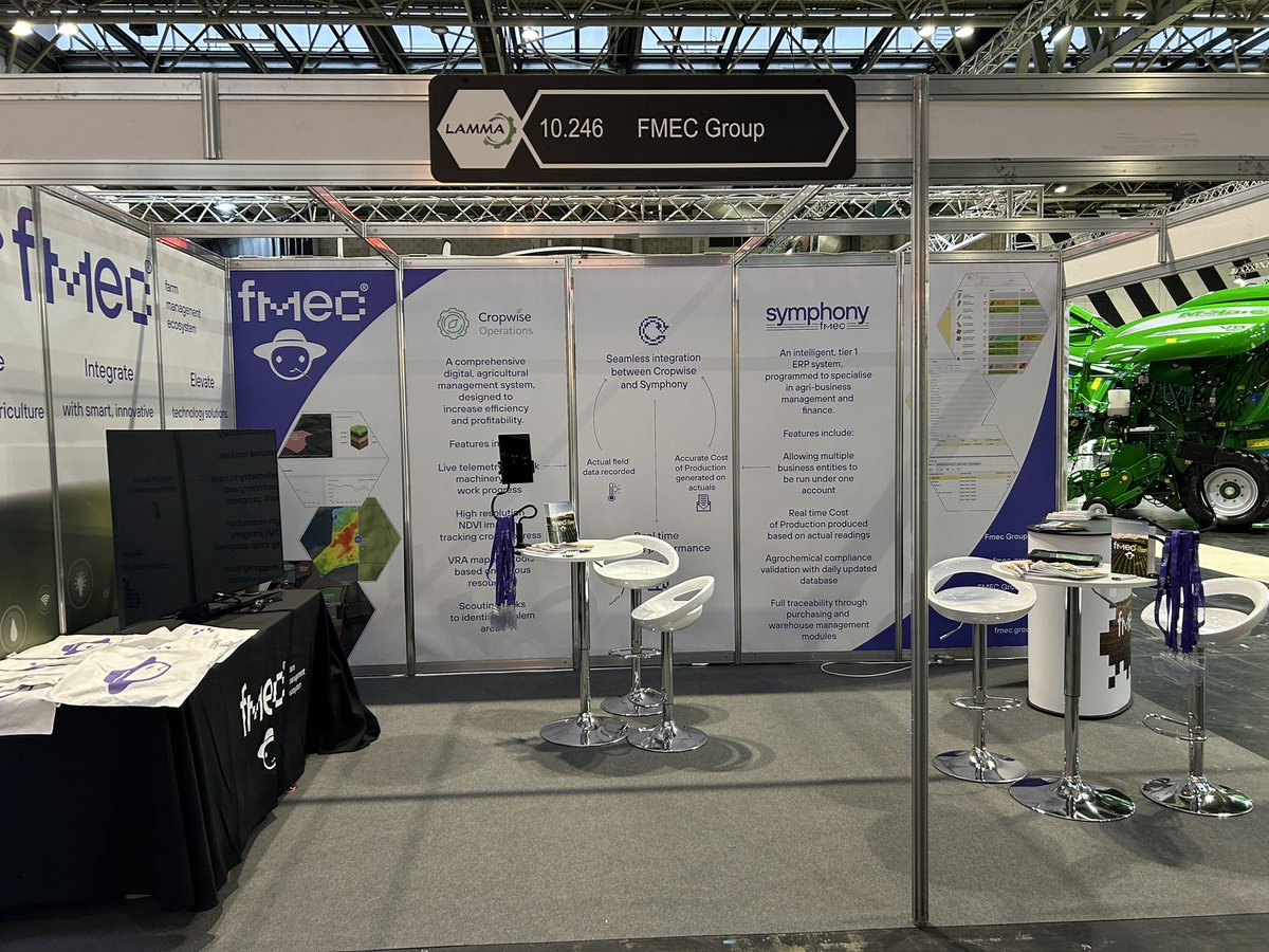 FmecGroup's tweet photo. Lamma 2024 ✅ 

A big thank you to you all for visiting us at Lamma and we look forward to seeing you at the next event! Make sure to keep an eye on our social media’s for upcoming announcements! 

#fmec #fmecgroup #lamma #lamma24 #agtech #agriculture #farming https://t.co/s6R3LueOHs