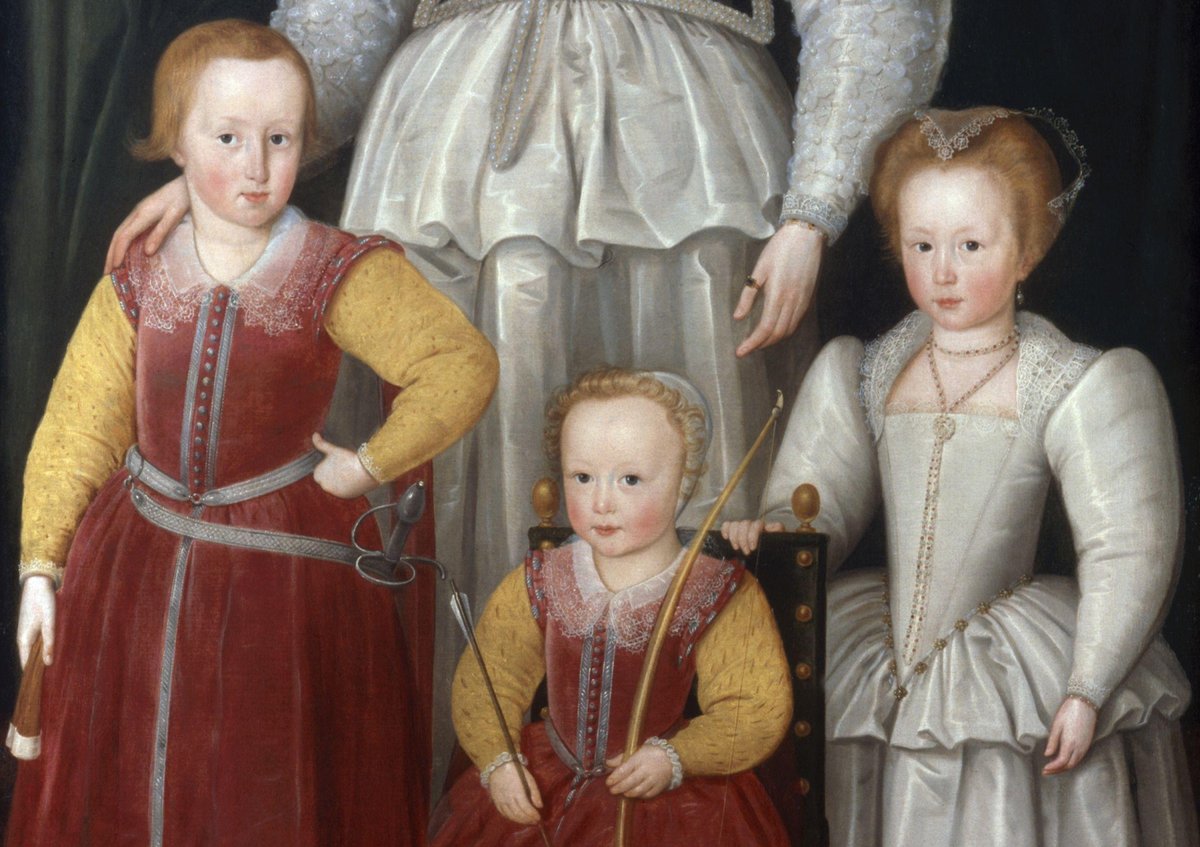 OldPortraiture's tweet photo. Died #OnThisDay in 1636: Netherlandish painter active in England #MarcusGheeraerts the Younger (ca. 1561/2-1636)
Portrait of Anne Hopton, Lady Pope (1561-1625) and her children, 1596
#Gheeraerts #Gerards #Geerards #ChildrenInArt https://t.co/Ypb1D2bAiy