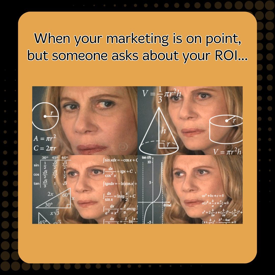When your marketing is on point, but someone asks about your ROI... 🤔 

#MarketingMemes #ROIHumor #BusinessLaughs #ThriveFun #MarketingJokes