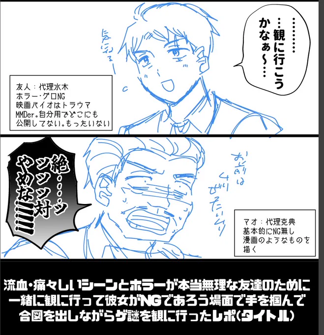 友達とゲ謎レポ観に行ったレポを描きたい。日記なのでオチとかはない 
