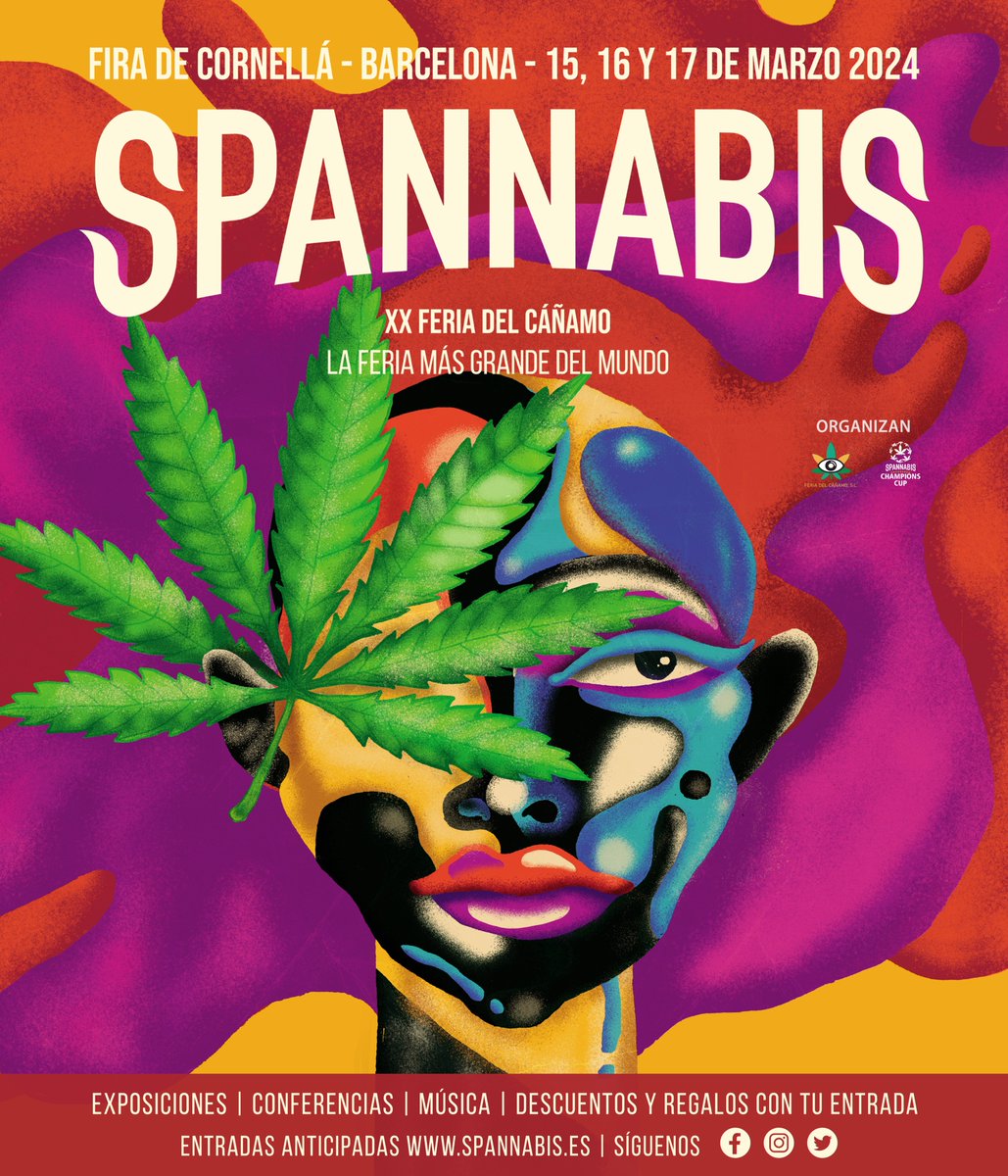 FeriaSpannabis's tweet photo. Por cierto... ¿qué os parece nuestro cartel de este año? 😍💚

📌 Toda la info sobre #spannabisbcn24 en https://t.co/wFNohaL91V.

- - -

By the way... what do you think about this year's poster? 😍💚 

📌 All the info about #spannabisbcn24 >> https://t.co/wFNohaL91V. https://t.co/9EU7i2GlMR