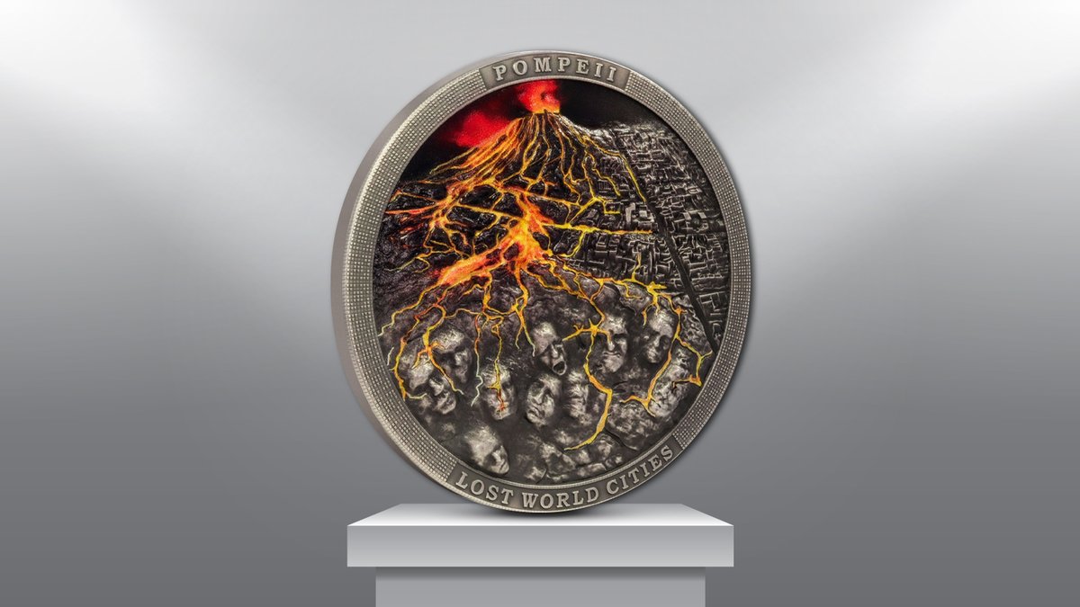 Bold_PM's tweet photo. Introducing the 2023 2 oz Niue Pompeii Antiqued Silver Coin, a masterpiece that echoes the past.
#BOLDPreciousMetals #preciousmetals #Numismatics #PompeiiAntiquedCoin #SilverHistory #SilverArtistry #AntiqueSilver #SilverMasterpiece #silver #2023silvercoins #antiqued https://t.co/ZINu2Cdgtz