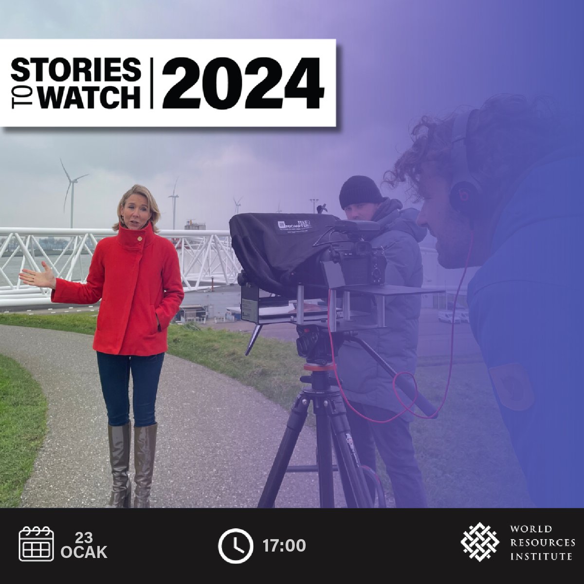 #StoriestoWatch 2024 için takipte kalın! 🎥

@WorldResources, insanlar, doğa ve iklim üzerinde olumlu etki yaratan 4 ilham verici hikayeyi bizlerle paylaşacak. 🌍🌱

📅 23 Ocak 2024
⏰ 17:00
💻 Online

Kayıt için 👉🏻 bit.ly/3S3ta1m

 #STW24