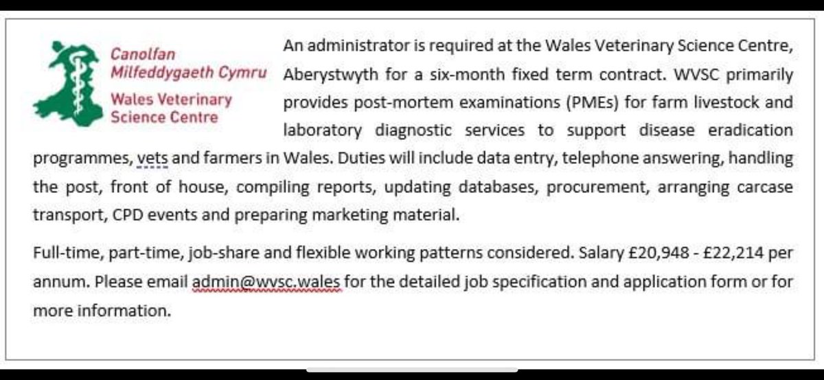 Rydym yn recriwtio. We are recruiting.